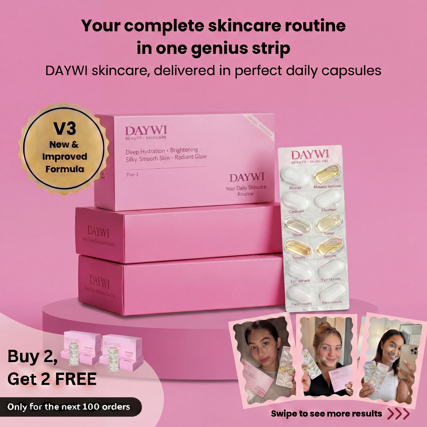 Daywi 7-in-1 Capsule Skincare Routine